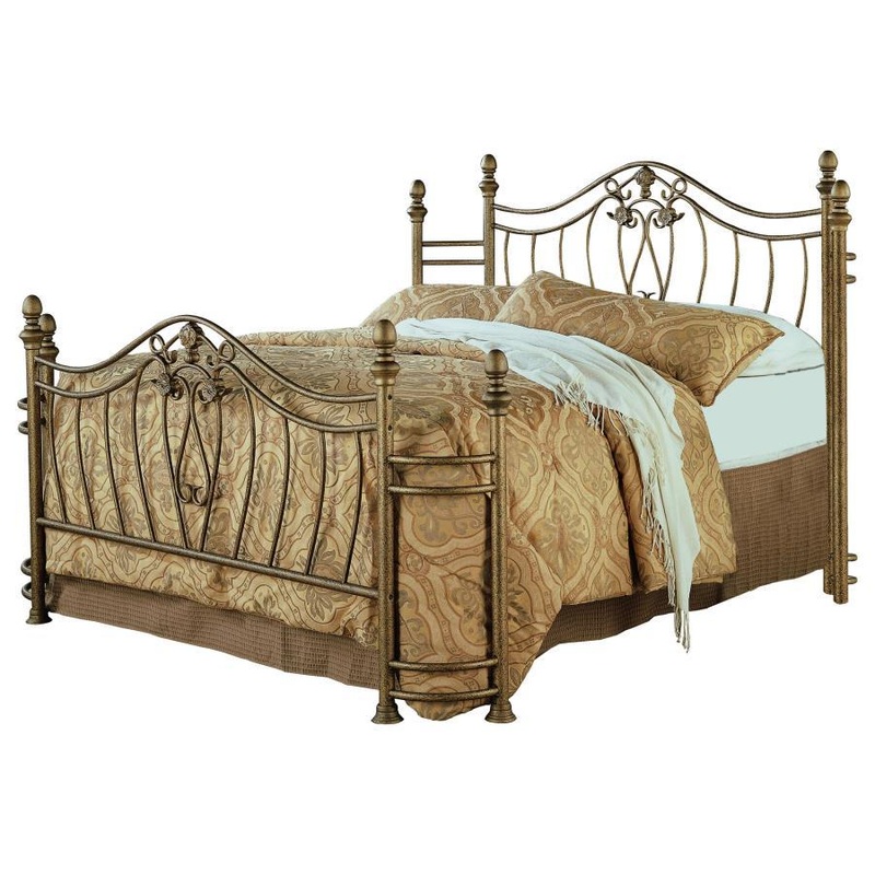 Sydney – Open Frame Bed|Gold|King