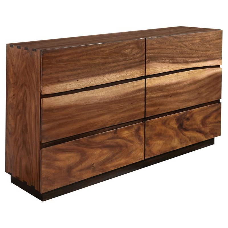 Winslow – 6-Drawer Dresser|Dark Brown|Dressers|Dresser & Mirror