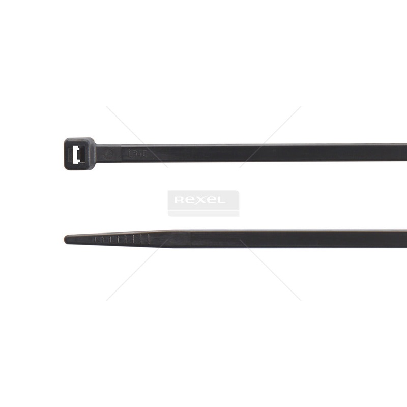 BLACK CABLE TIES 160X2.5 100PCS