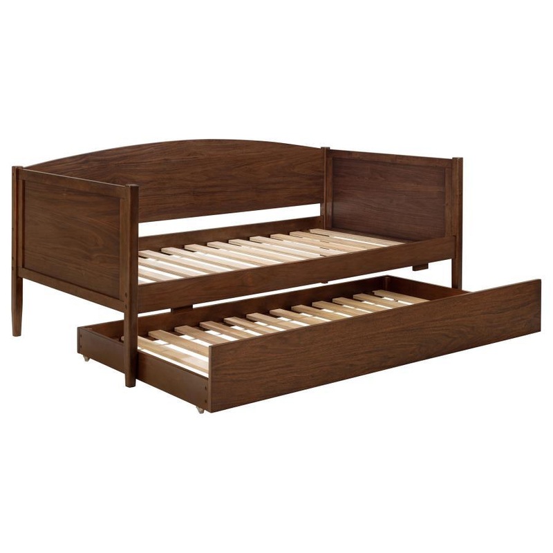 Bozeman – Wood Twin Daybed With Trundle – Medium Walnut