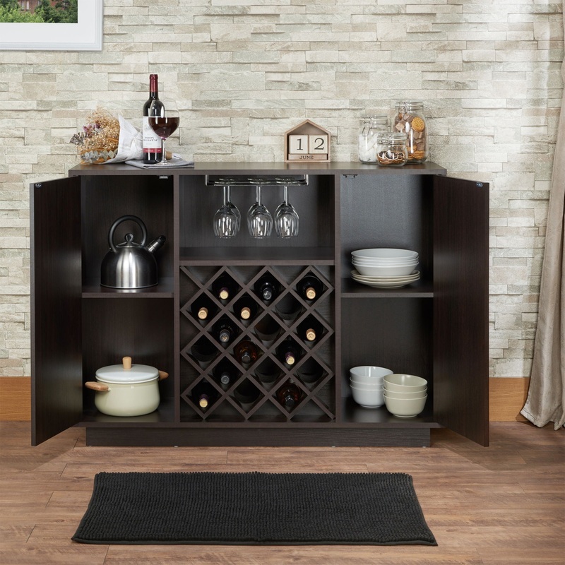 Hazen – Wine Cabinet – Espresso