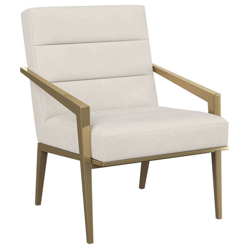 Kirra – Upholstered Metal Arm Accent Chair