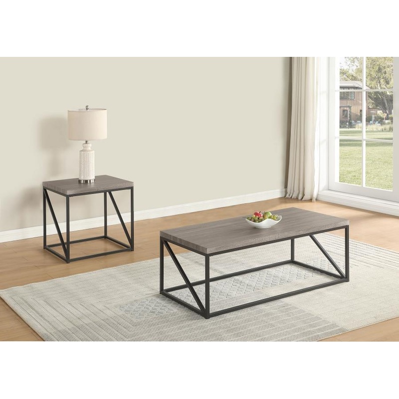 Birdie – Coffee Table Set|Gray|3 Pc. Coffee Table, 2 End Tables|2 Pc. Coffee Table, End Table