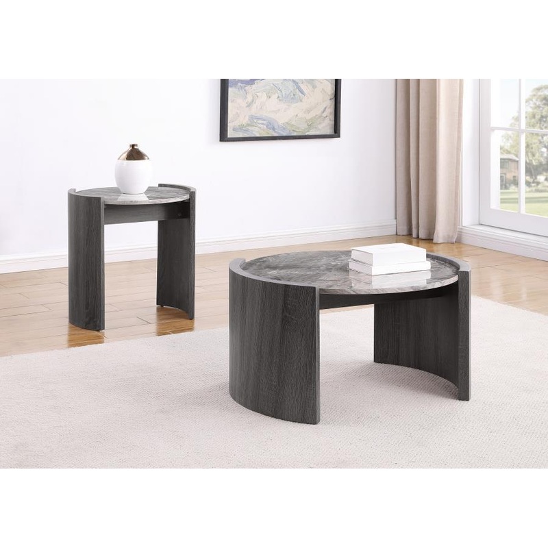 Gladstone – Coffee Table Set|Dark Gray|2 Pc. Coffee Table, End Table|3 Pc. Coffee Table, 2 End Tables