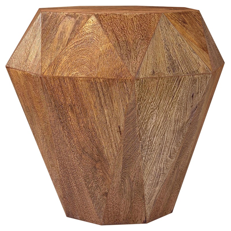 Jacinto – Octagonal Solid Mango Wood Side Table