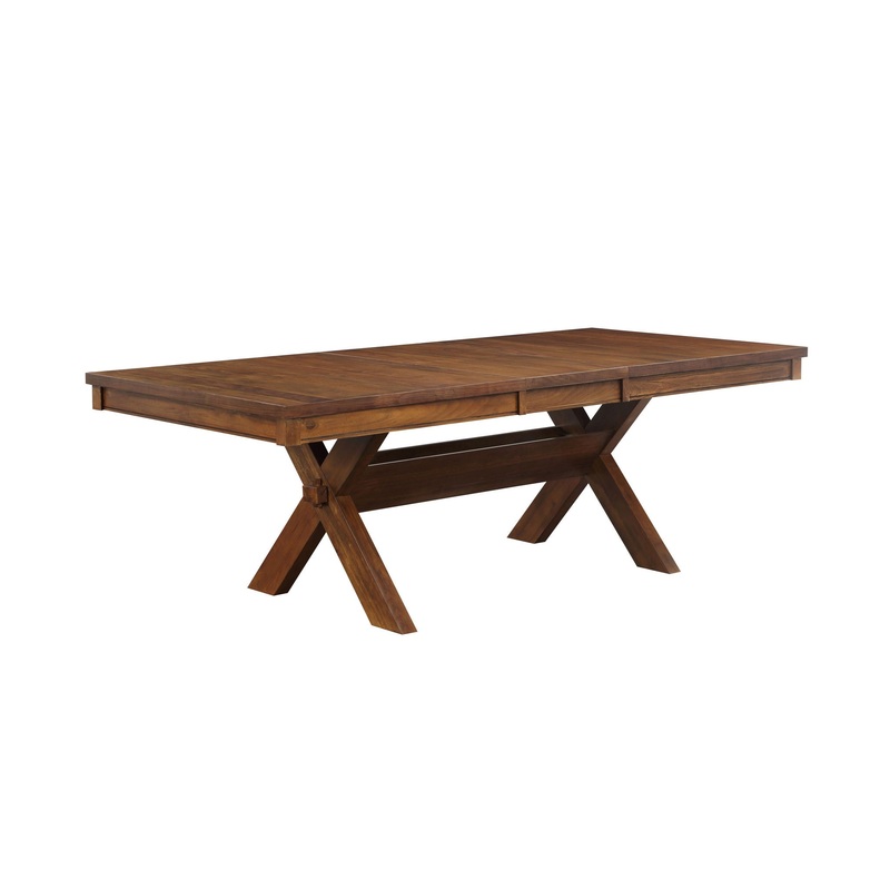 Apollo – Dining Table (With 1 Butterfly Leaf) – Walnut