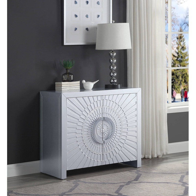 Cicero – Console Cabinet – Platinum