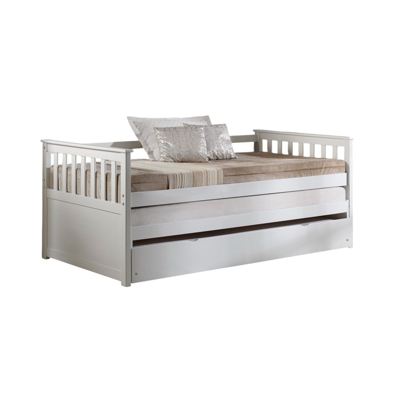 Cominia – Twin Daybed (Trundle Not Included, Bed Only, No Storage) – White