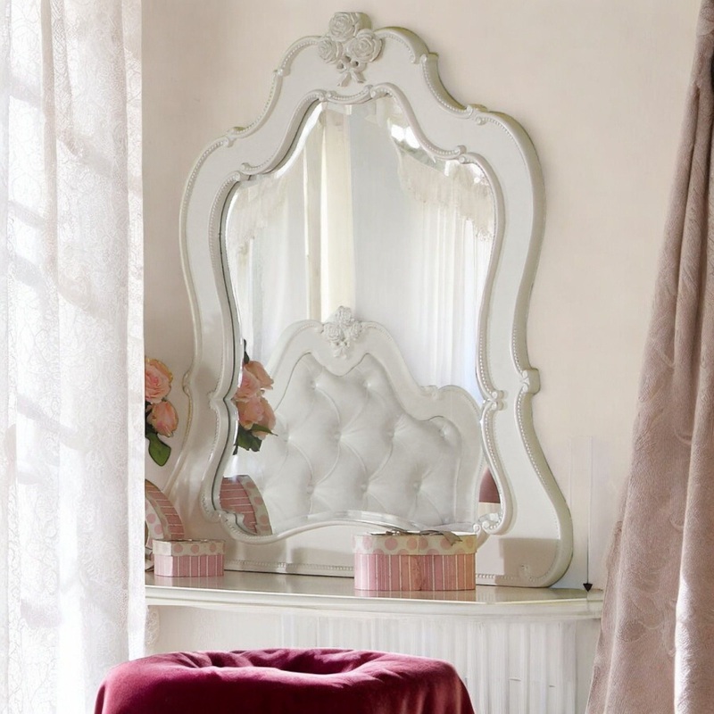Edalene – Mirror – Pearl White