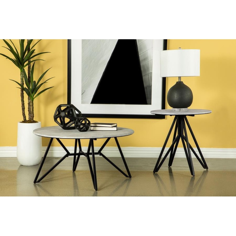 Hadi – Round Smarttop Coffee Table Set