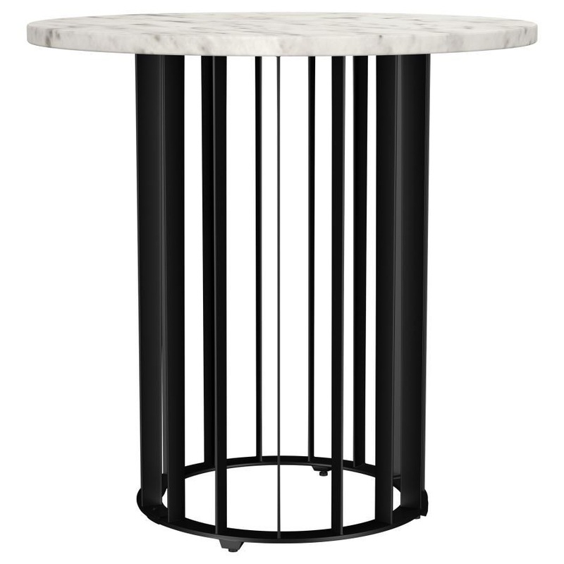Haven – Round Genuine White Marble Top Table