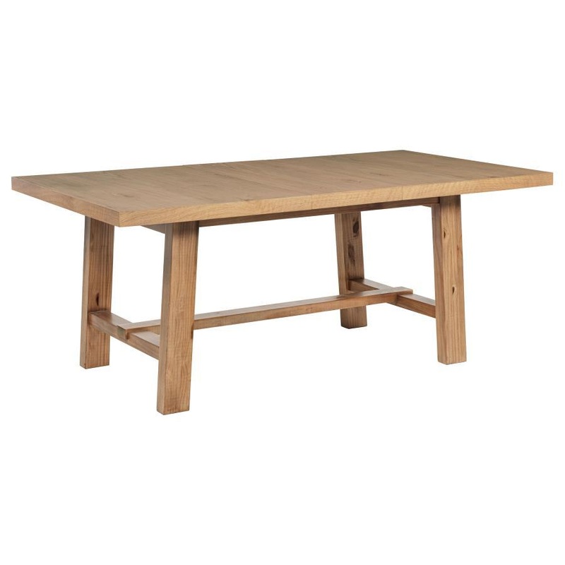 Middleton – Extension Leaf Dining Table – Natural Brown