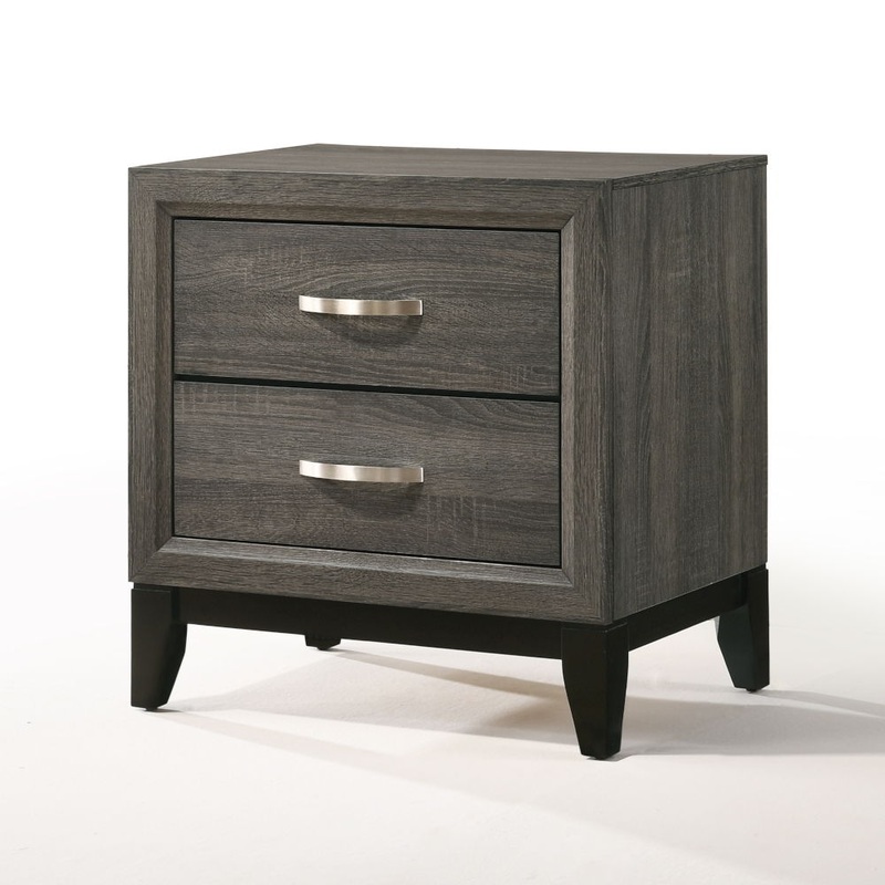 Valdemar – Nightstand – Weathered Gray