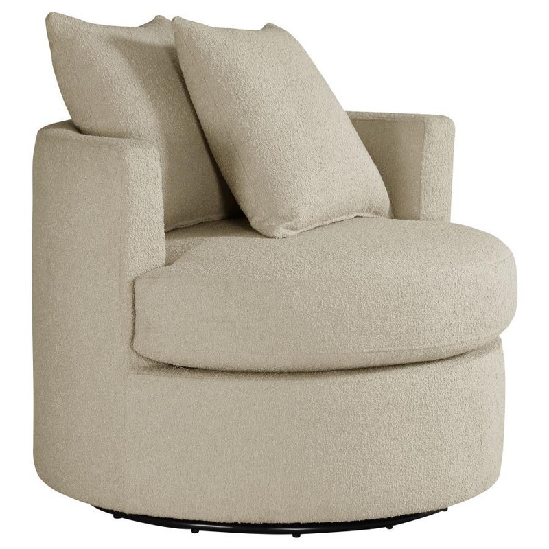 Debbie – Upholstered Swivel Accent Chair