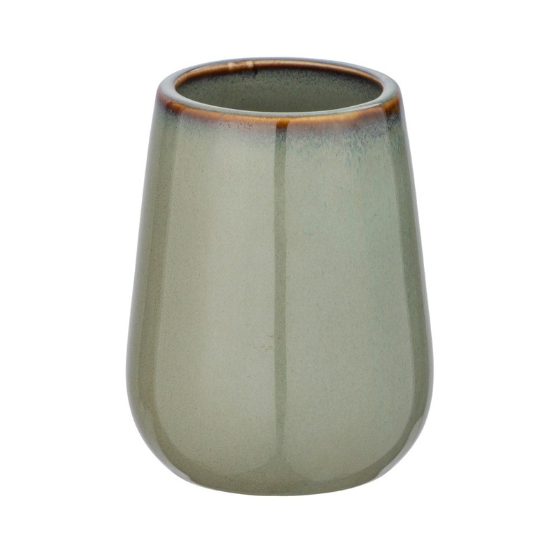 GREEN SIRMIONE CERAM TOOTHBRUSH HOLDER
