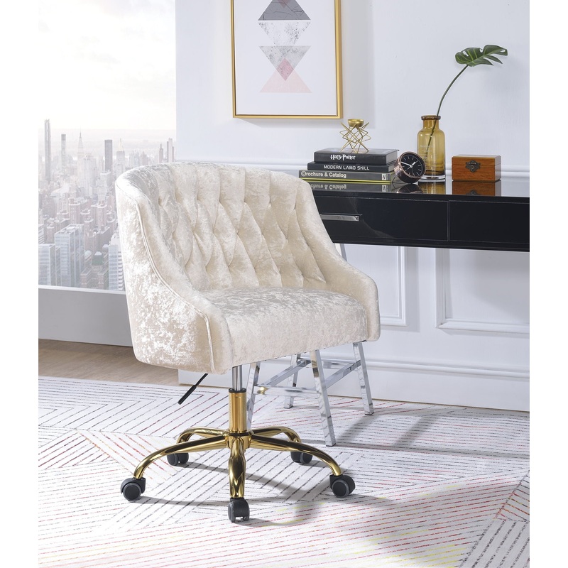 Levian – Office Chair – Cream / Gold