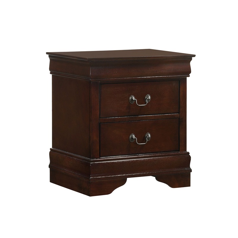 Louis Philippe – 2-Drawer Nightstand
