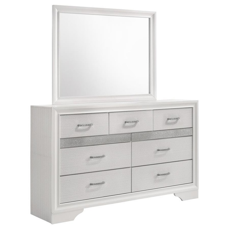 Miranda – 7-drawer Dresser With Mirror