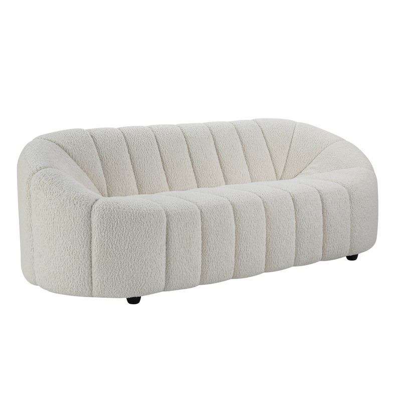 Osmash – Teddy Sherpa Sofa – White