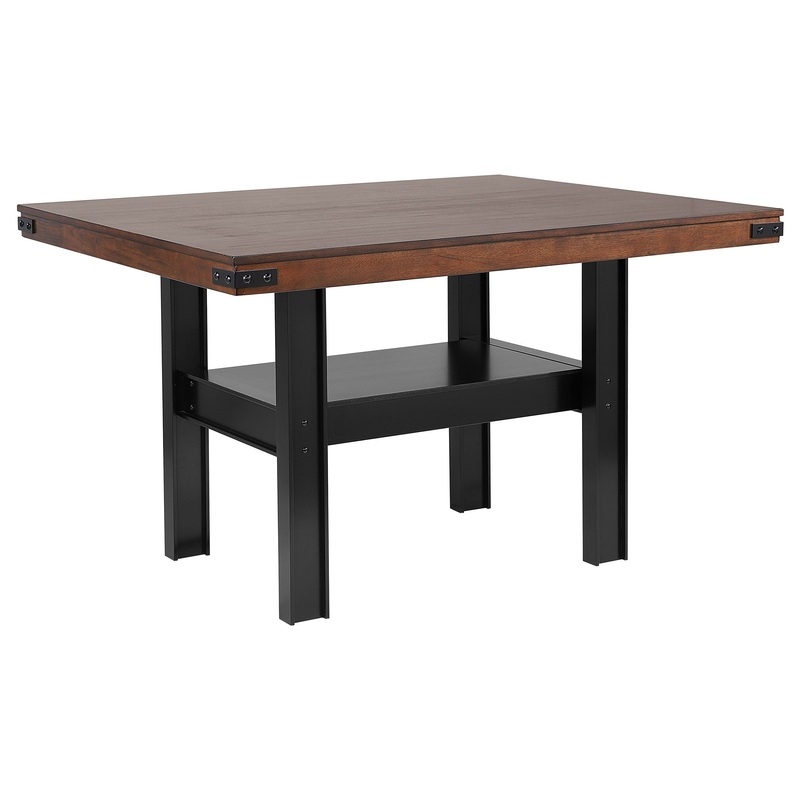 Patterson – Counter Height Dining Table – Mango Oak