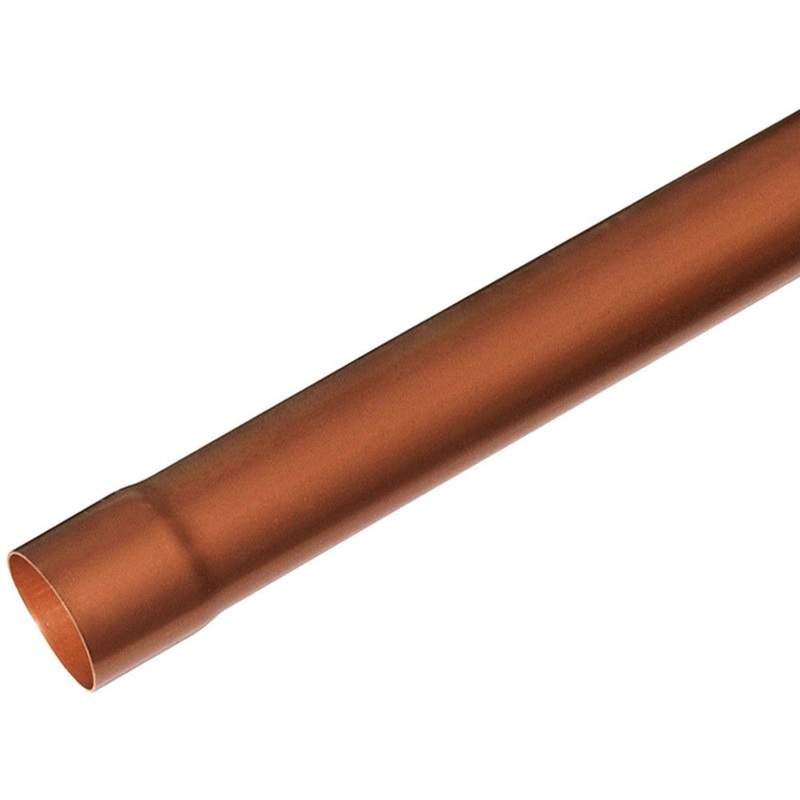 Rainwater Downpipe DIA 80 MM L 1 MT Copper Coated