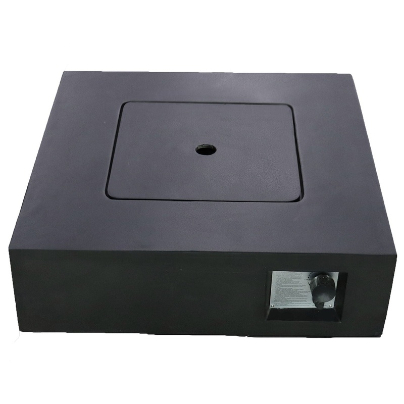 Reinforced – Propane & Gas Fire Pit Table – Charcoal