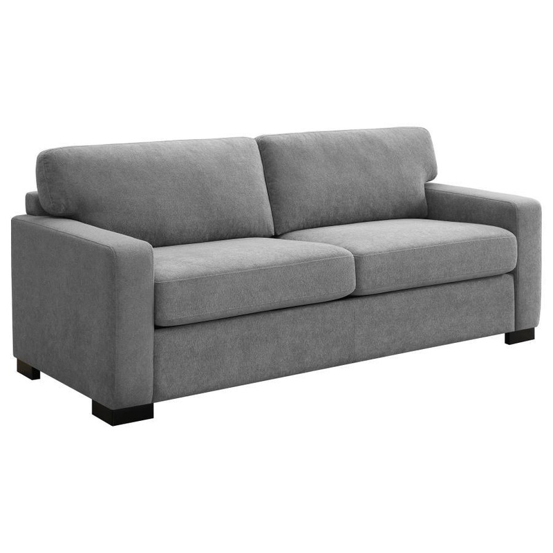 Simpson – Upholstered Sofa Sleeper With Queen Mattress – Gray