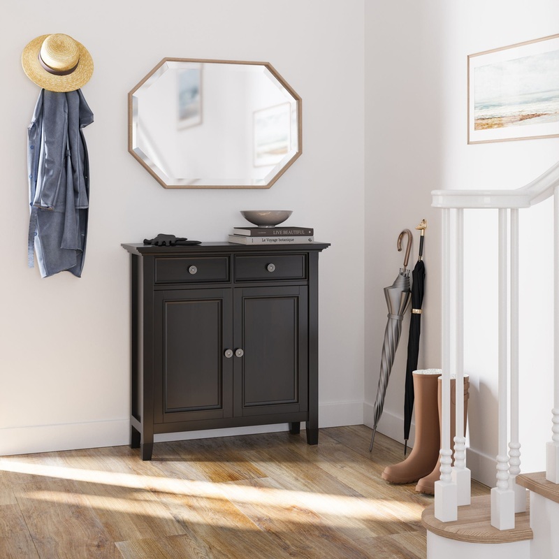 Amherst – Entryway Storage Cabinet – Hickory Brown