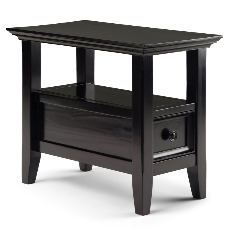 Amherst – Narrow Side Table – Hickory Brown