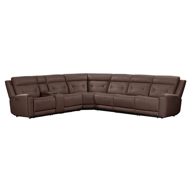 Beckham – Sectional|Dark Brown|7 Pc. Sectional|6 Pc. Sectional