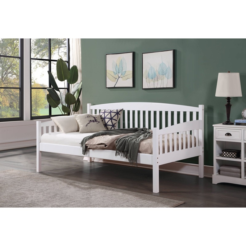 Caryn – Daybed, Stylish|White|Dark Gray|Twin