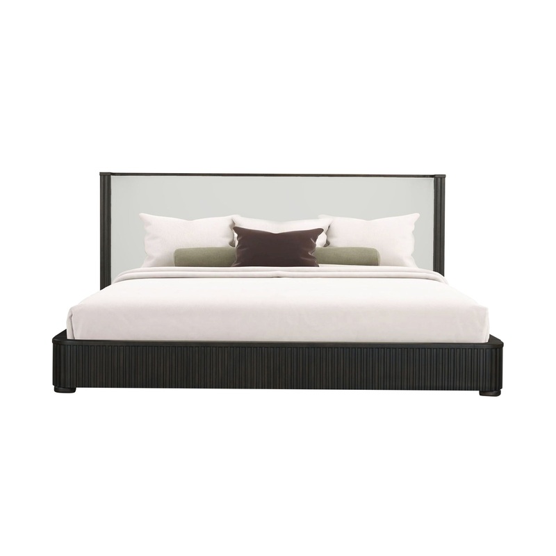 Clayten – Bed, Elegant Design|Dark Brown|Queen|King