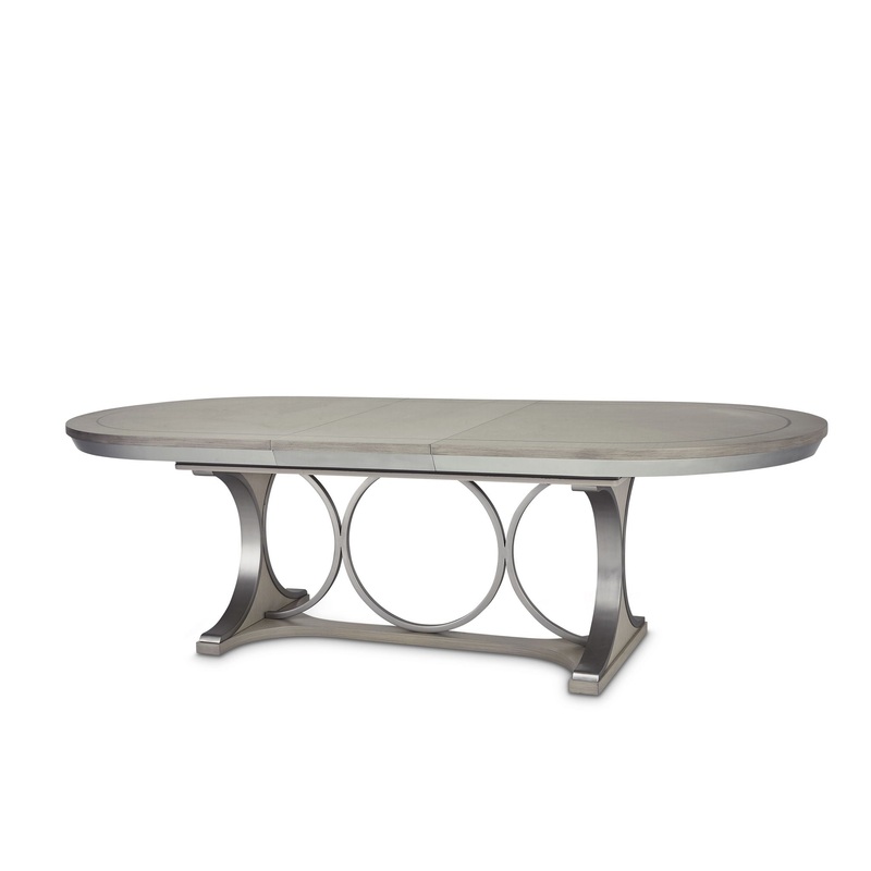 Eclipse – Oval Dining Table – Moonlight Gray