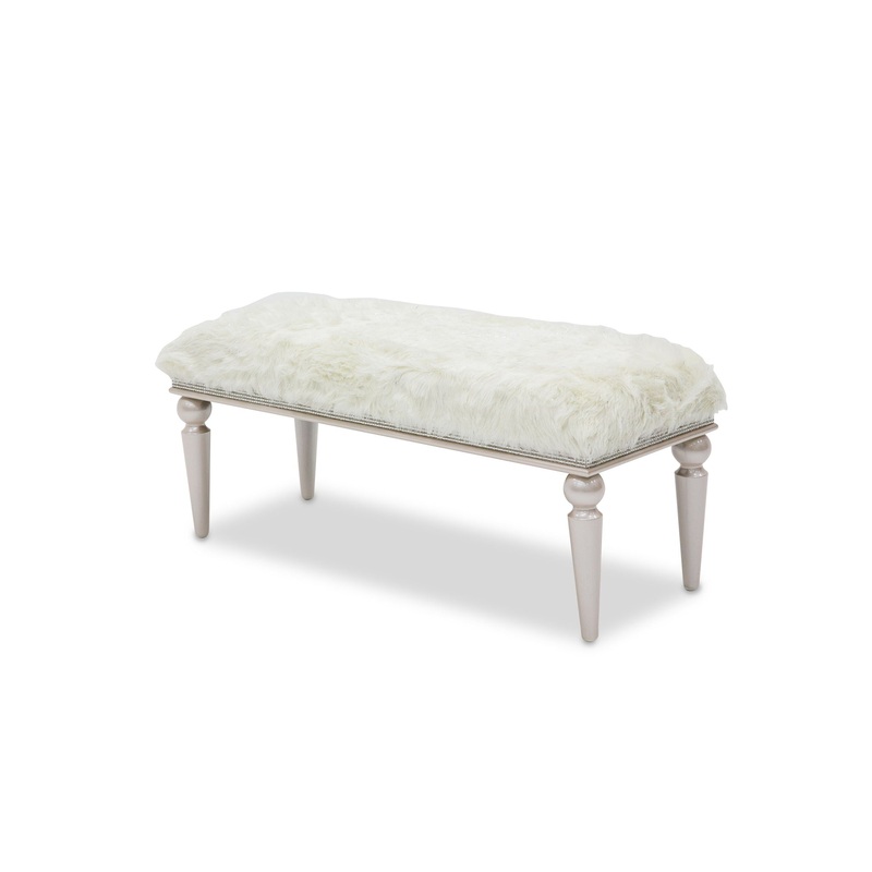 Glimmering Heights – Bed Bench – Ivory