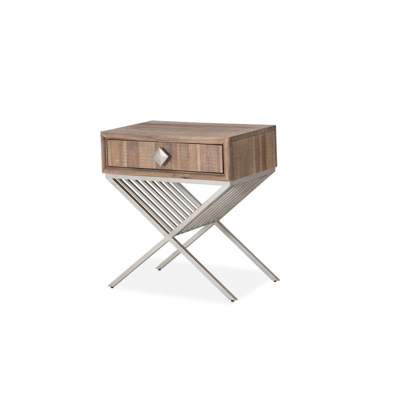 Hudson Ferry – Side Table – Driftwood