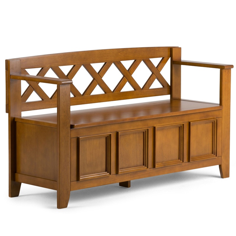 Amherst – Handcrafted Entryway Storage Bench