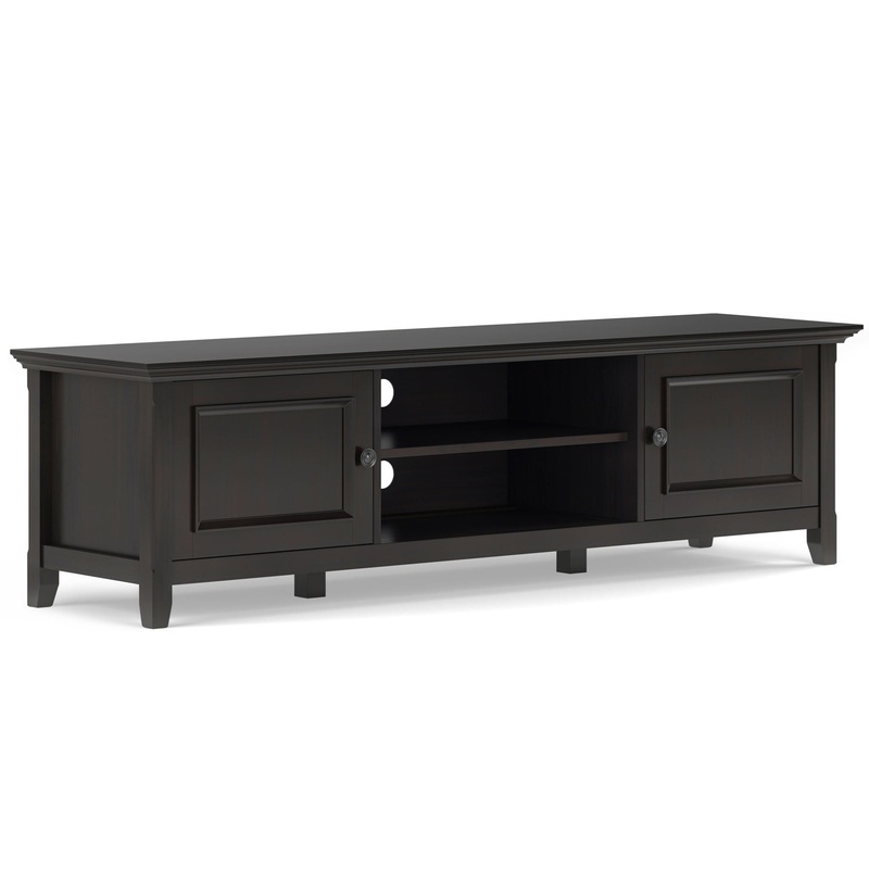 Amherst – Low TV Media Stand – Hickory Brown