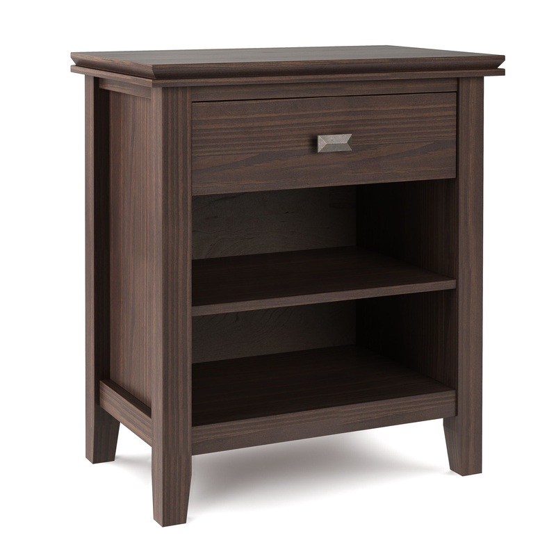 Artisan – Bedside Table – Warm Walnut Brown