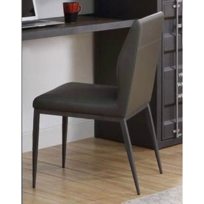 Cargo – Synthetic Leather Chair – Gunmetal