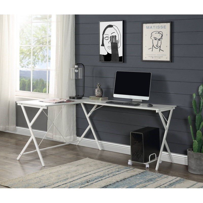 Dazenus – Computer Desk|White|Black