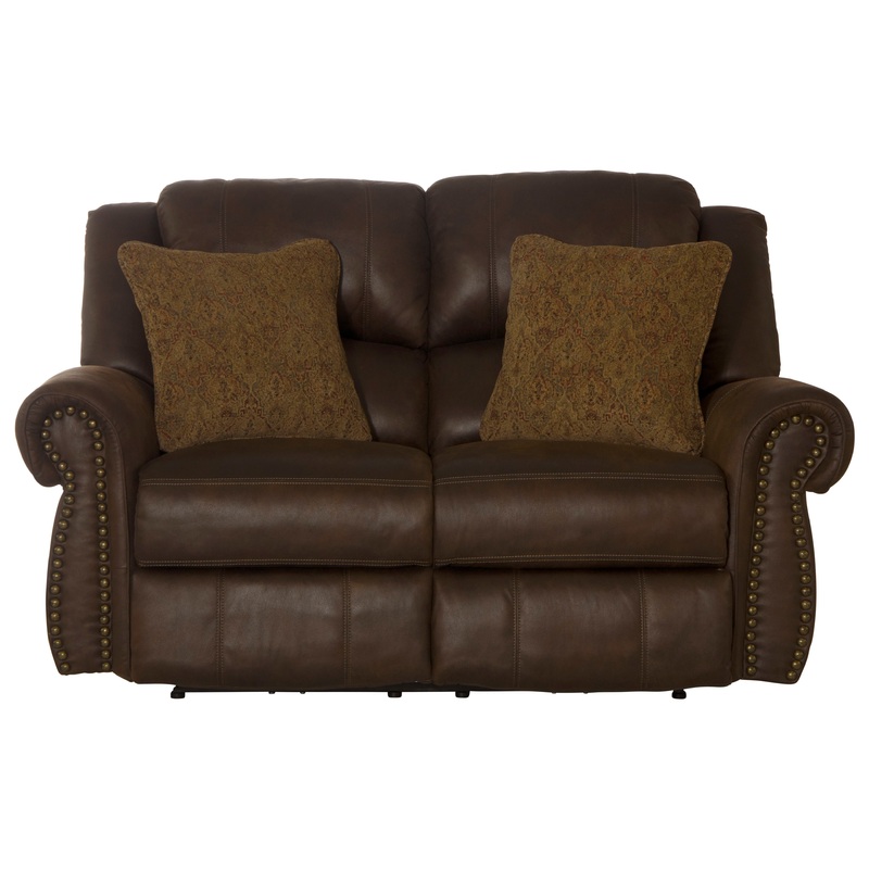 Pickett – Reclining Loveseat|Dark Brown|Manual Reclining|Power Reclining