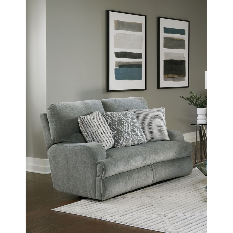 Zane – Reclining Loveseat|Shark|Manual Reclining|Power Reclining
