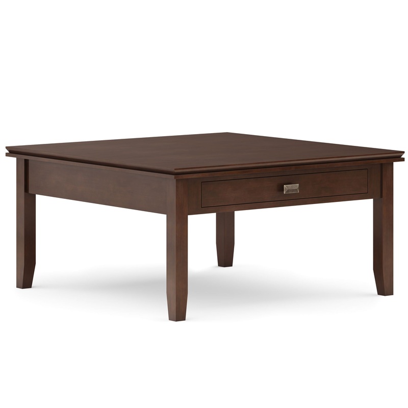 Artisan – Square Coffee Table – Russet Brown