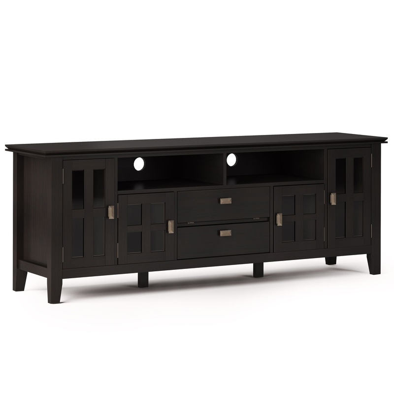 Artisan – TV Media Stand – Hickory Brown