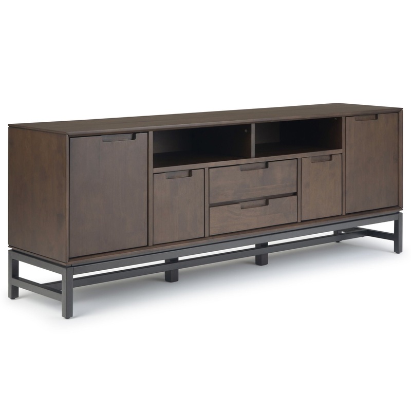 Banting – Mid Century Wide TV Stand – Walnut Brown