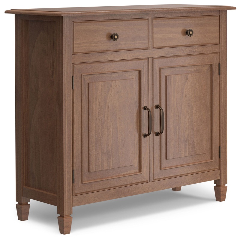 Connaught – Entryway Storage Cabinet – Medium Saddle Brown