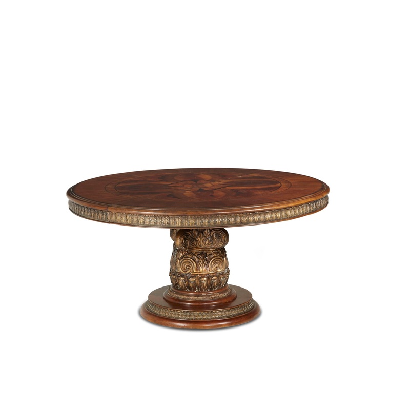Villa Valencia – Round Dining Table – Classic Chestnut