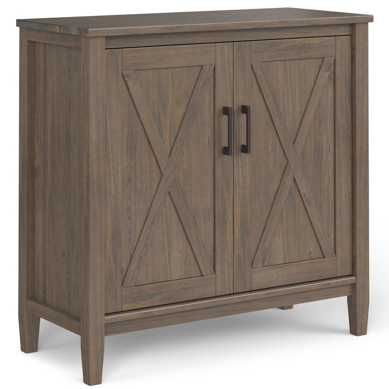 Ela – Low Storage Cabinet – Smoky Brown