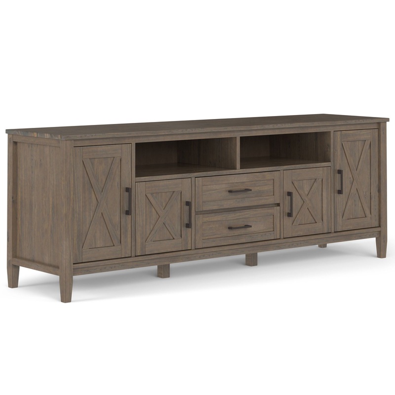 Ela – TV Media Stand – Smoky Brown