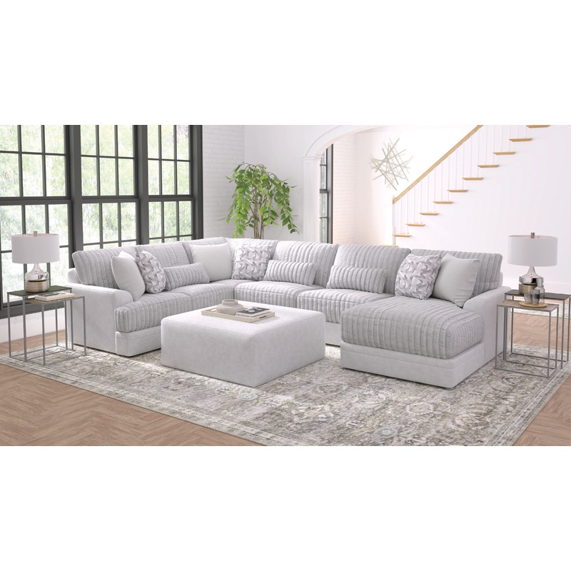 Titan – Cocktail Ottoman|Moonstruck|40″W x 40″D x 18″H|45″W x 45″D x 18″H